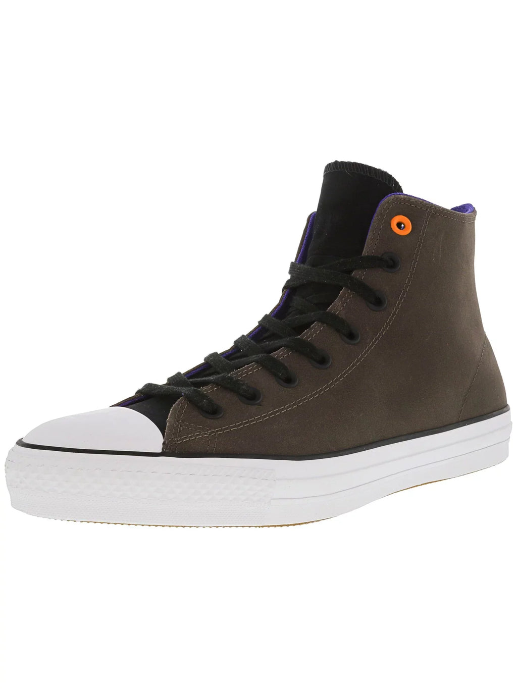 Converse Chuck Taylor All Star Pro Hi Dark Chocolate / Black Grape High-Top Fashion Sneaker - 13M 11M