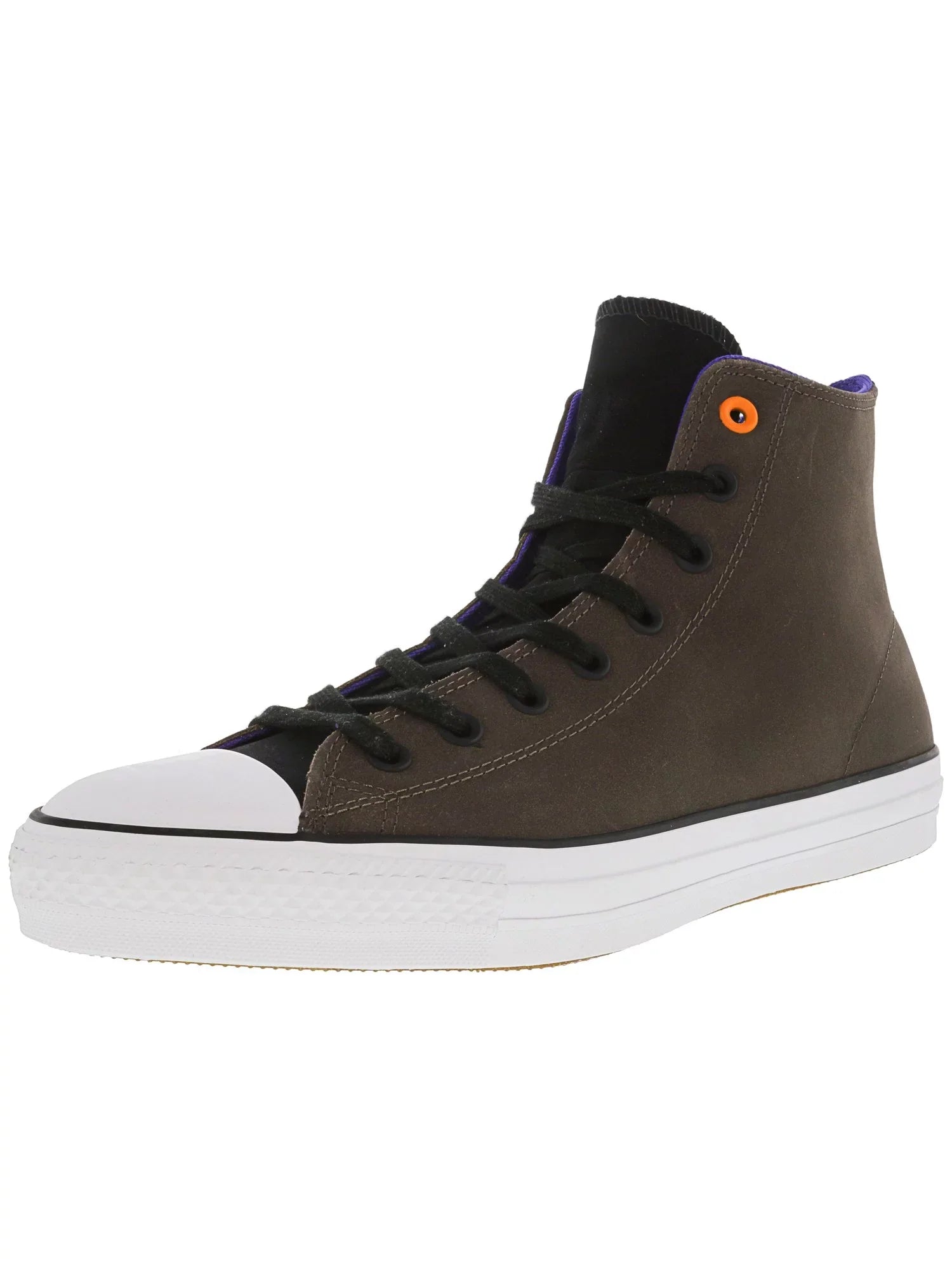 Converse Chuck Taylor All Star Pro Hi Dark Chocolate / Black Grape High-Top Fashion Sneaker - 13M 11M