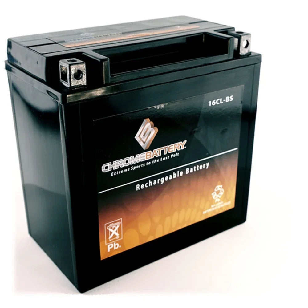 Chrome Battery Yb16cl-bs Pwc Battery Kawasaki (jet Ski) Js300 Ts, Sx Year (86-91)