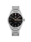 Pre-owned TAG Heuer Carrera 41mm Day-Date Steel Watch WAR201C.BA0723 (Good)