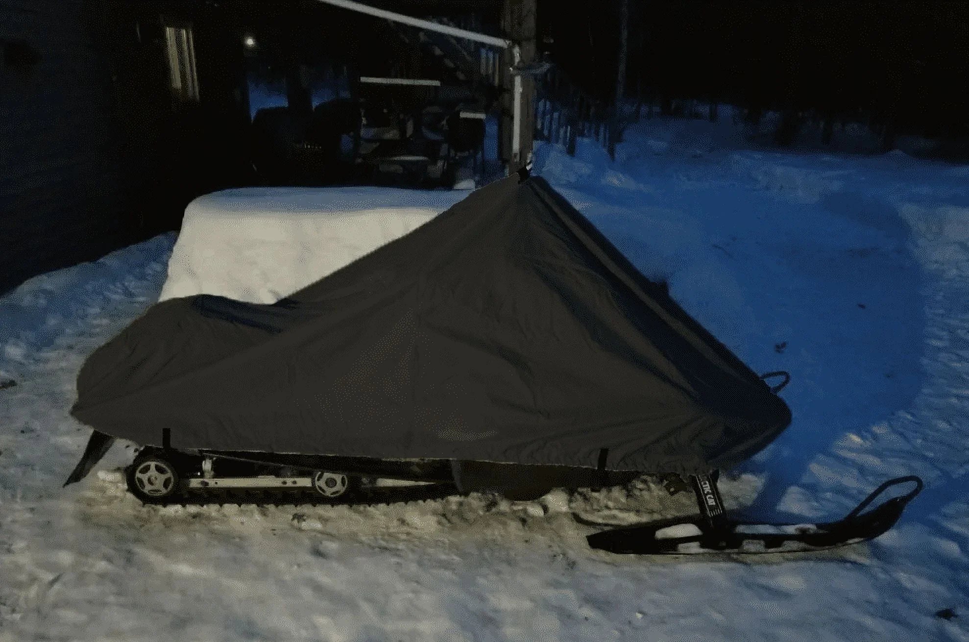 200 Denier Storage Snowmobile Protection the 2013-2015 Ski Doo Bombardier Model GSX SE E-TEC 600 H.O. Snowmachine Sled. All Black.