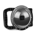 Waterproof Dome Port Case 9 Black and 10 SHOOT XTGP559, Dual Handle, 45m Waterproof, 180° Wide Angle