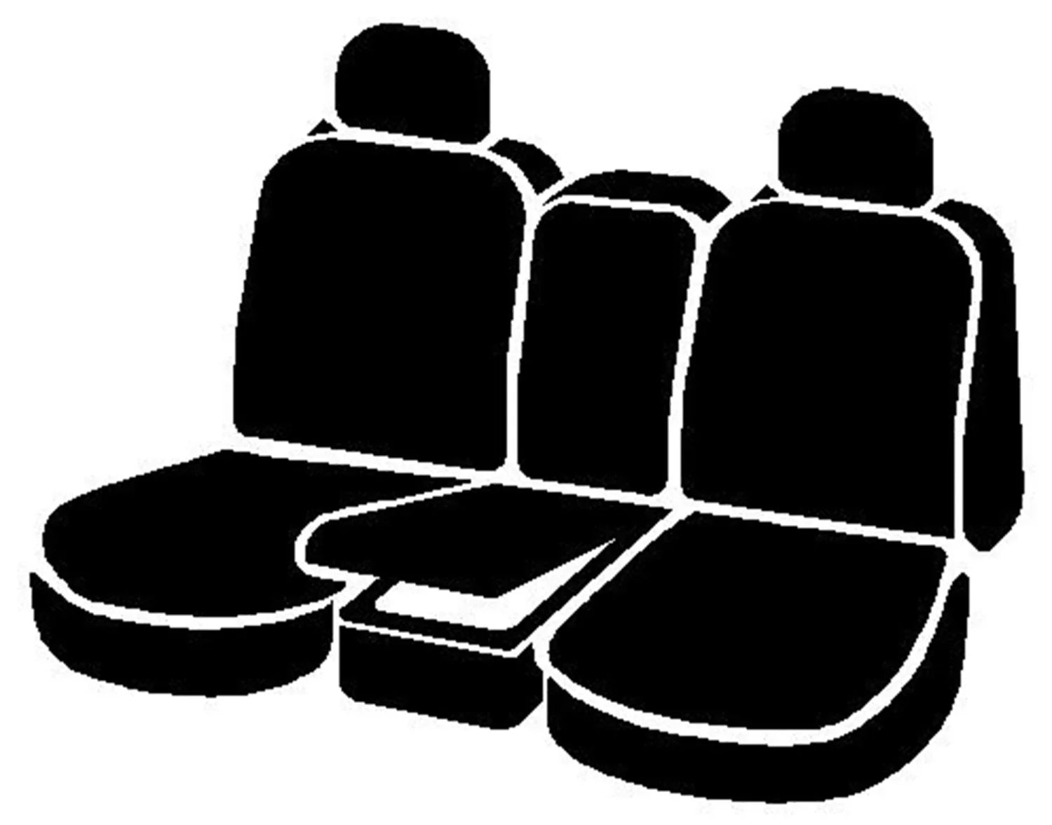 Fia Inc. OE39-15 GRAY FIAOE39-15 GRAY 06-09 RAM 1500/2500/3500 MEGA CAB FRNT 40/20/40 A/REST CTR CUSHION COMP H/REST S