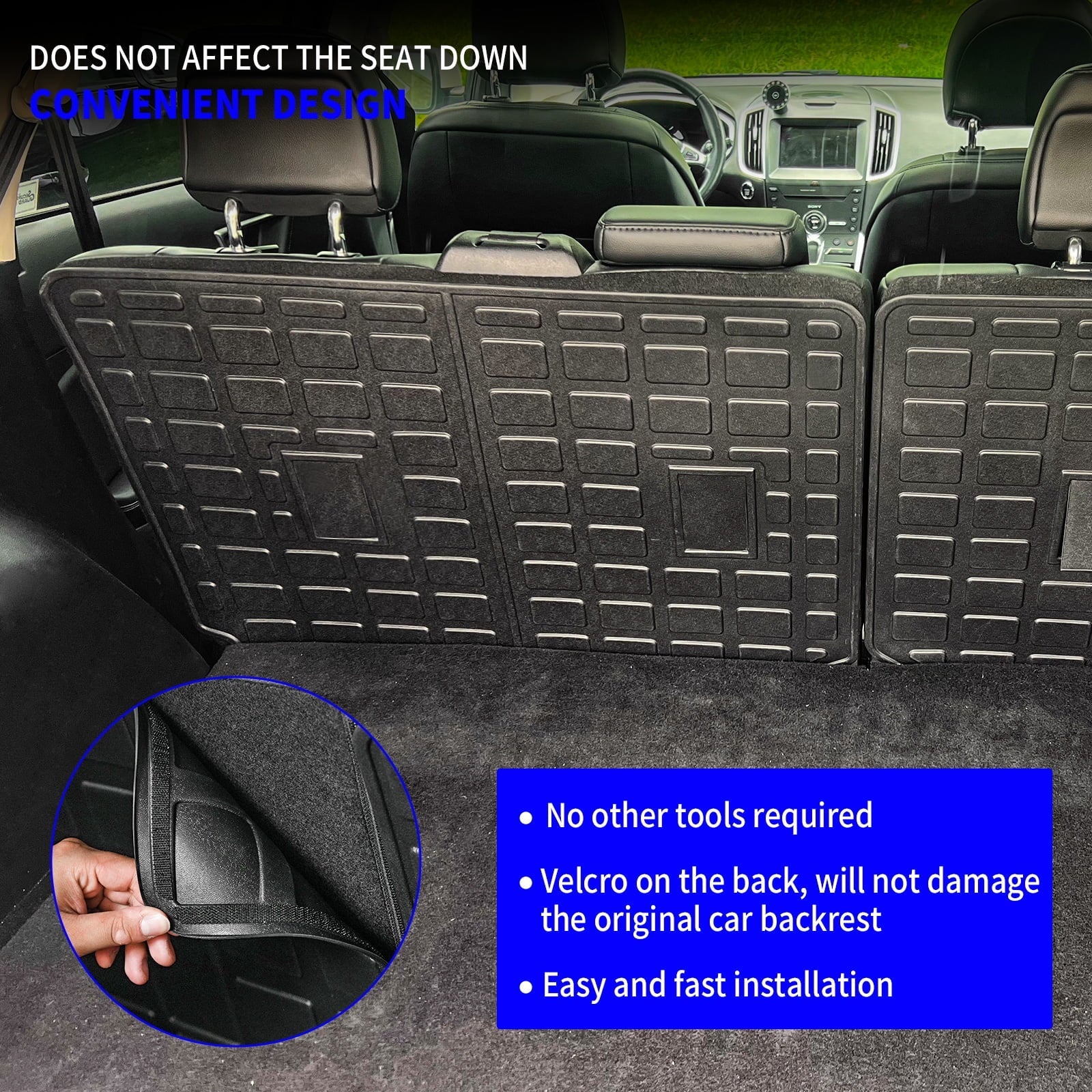 Fit 2015-2024 Ford Edge All Car Trunk Mat Cargo Mat Cargo Liner 2023 Edge Accessories