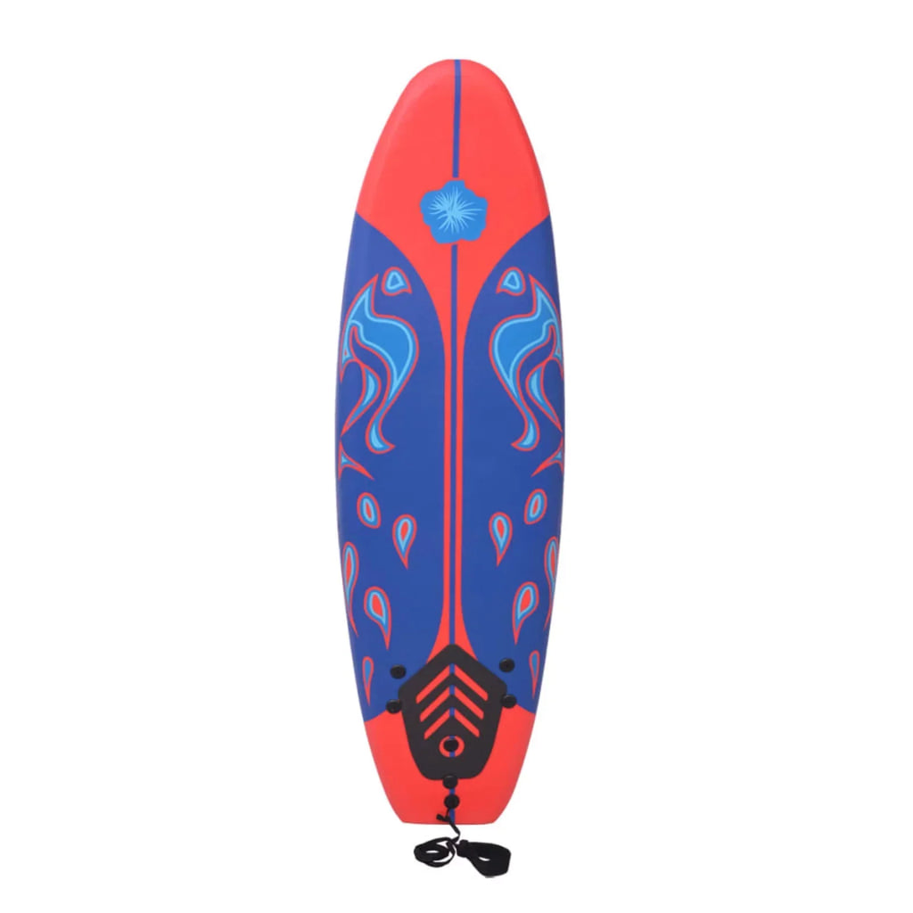 Anself Surfboard with Leash and Fins, Beach Surfing Board Kit Beginners Youth and Adults 66.9 x 18.4 x 3.1 Inches (L x W x T)