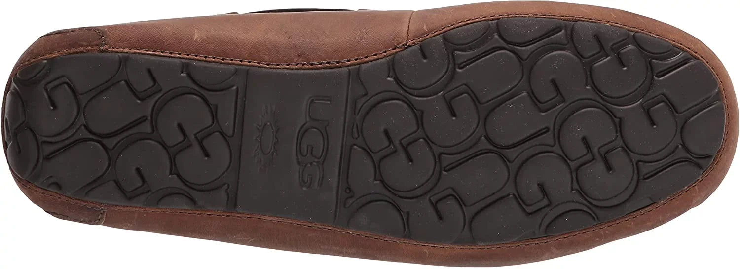UGG Mens Olsen Slipper 9 Tan Leather