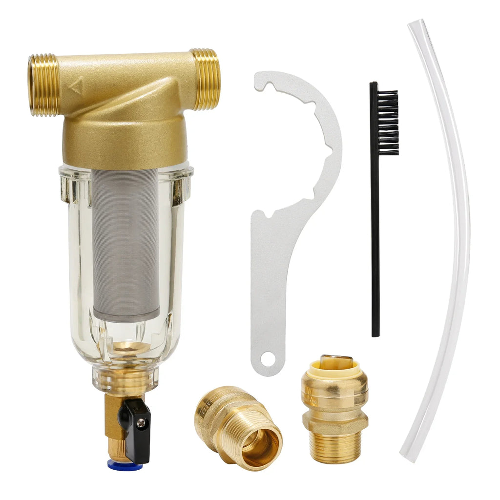 Watflow Spin Down Sediment Filter, Whole House Water Filter, Sediment Water Filter, Home Water Filter, 100 Micron