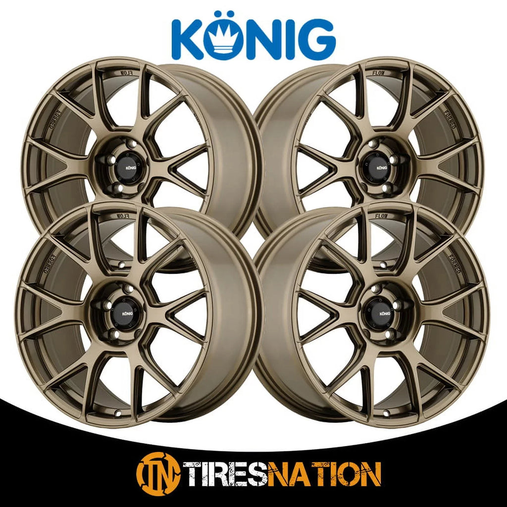 Konig 56BZ Amplim 17x8 5x114.3 +40et Gloss Bronze Wheel