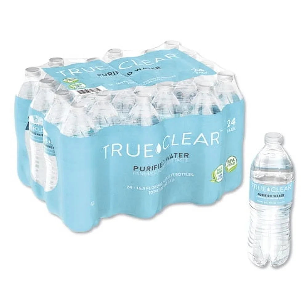 Purified Bottled Water, 16.9 Oz Bottle, 24 Bottles/carton | Bundle of 10 Cartons