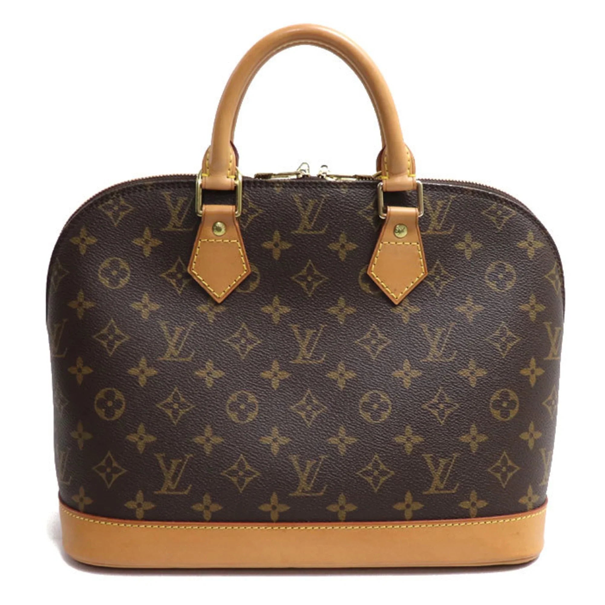 Pre-Owned LOUIS VUITTON Alma Handbag Monogram Brown M51130 BA0030 Women's (Good)