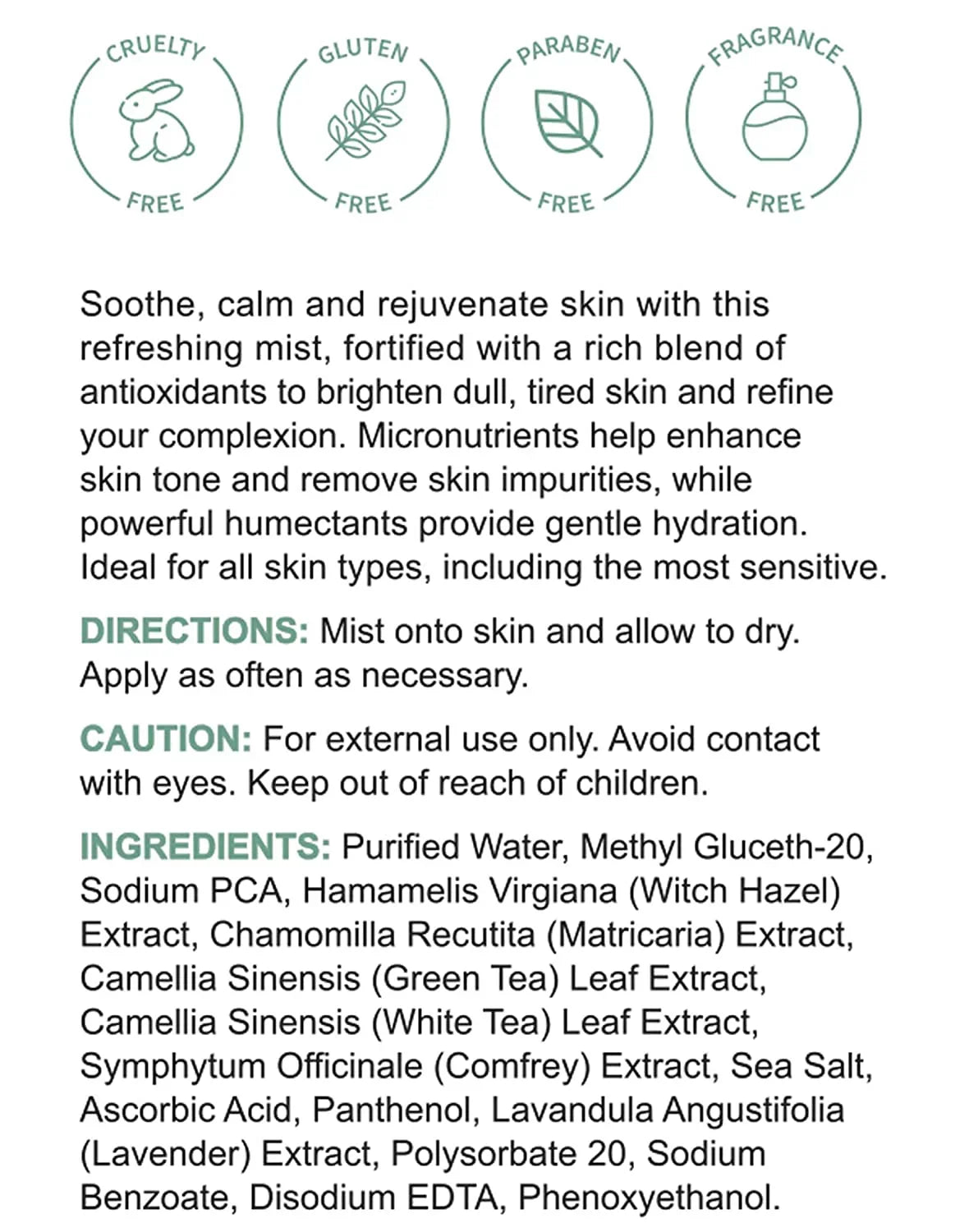Replenix Soothing Antioxidant Mist 2.7 oz / 80 ml
