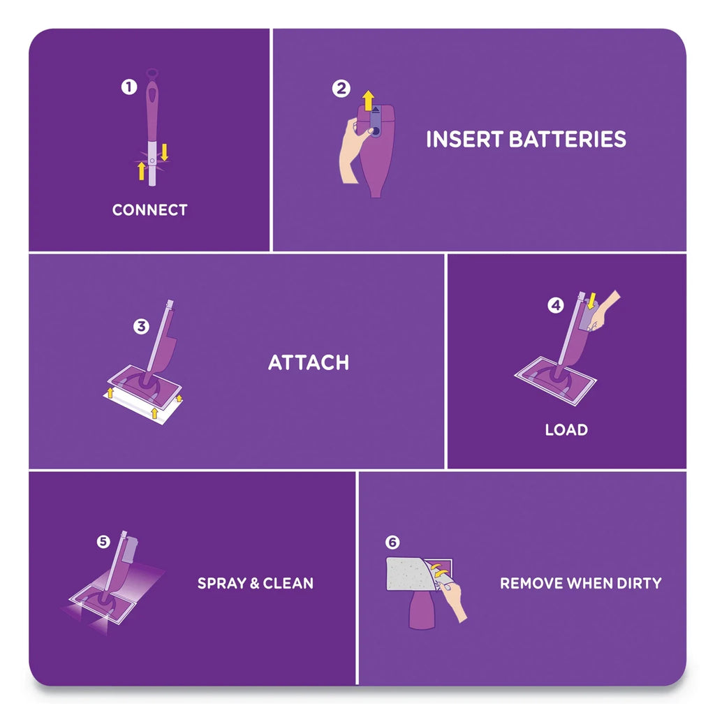 Swiffer WetJet 42 oz. Multi-Purpose Floor Cleaner Refill with Open Window Fresh Scent, 4 Pack