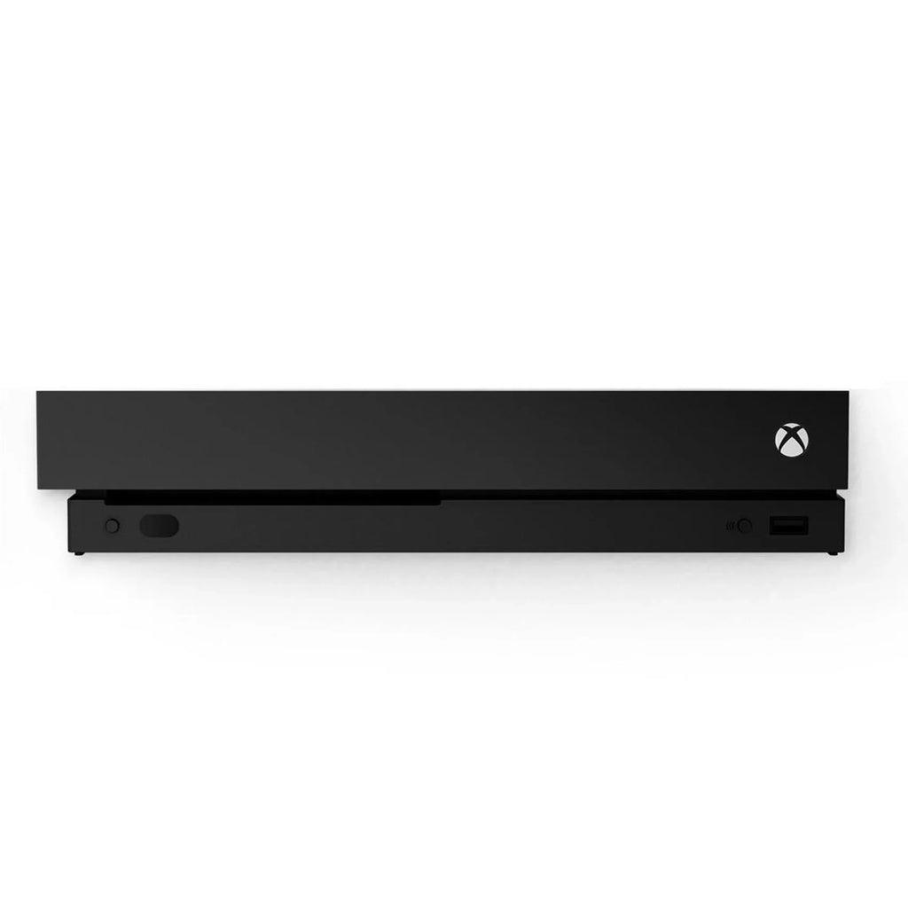Microsoft Xbox One X 1TB, 4K Ultra HD Black with BOLT AXTION Cleaning Kit Headset Bundle Like New