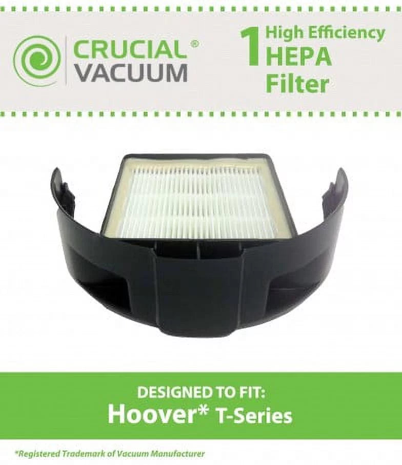 1 Pack of Crucial Vacuum Filters With Hoover Windtunnel, Rewind T-Series HEPA Style Cartridge Filter; Fits Part # 303172001 303172002 902404001 Models: UH70120 UH70600 UH70601 UH70603 Bulk