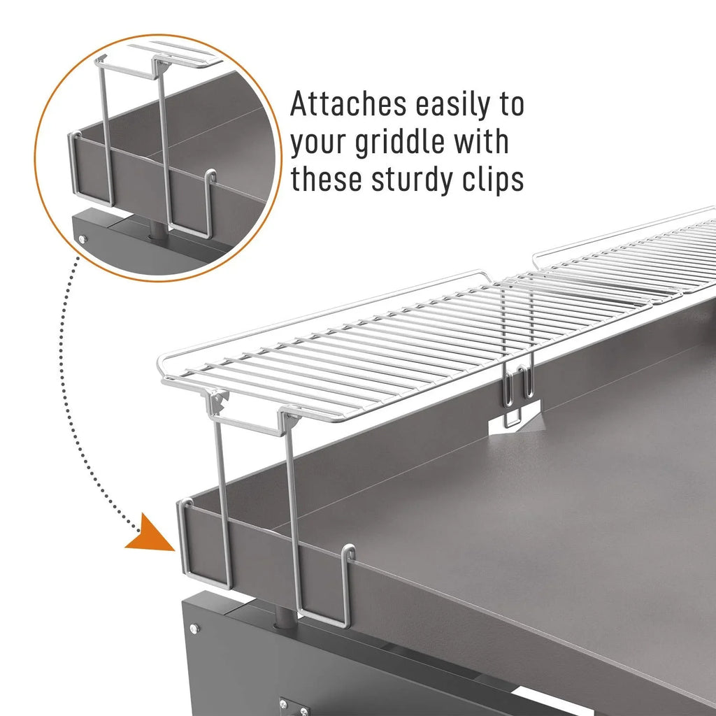 Yukon Glory 31.5" Stainless Steel Griddle Warming Rack Designed Blackstone Griddles