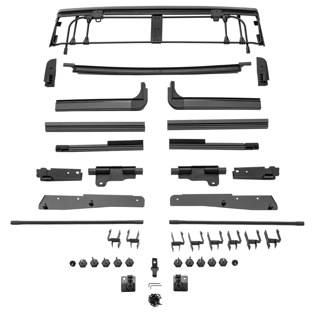 Rugged Ridge by RealTruck Voyager Top Black Diamond S.Cloth, Tinted Win; 18-Curr Jeep Wrangler JLU with Select: 2021 Jeep Wrangler Unlimited Sport, 2018-2019 Jeep Wrangler Unlimited Sahara