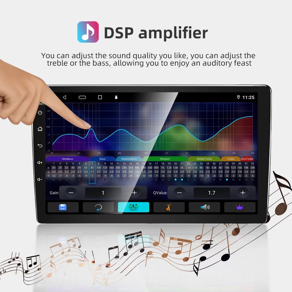 9" Android 12 Car Stereo Radio GPS CarPlay Nissan Qashqai 1 J10 2006-2013 2+32G with Spare Camera