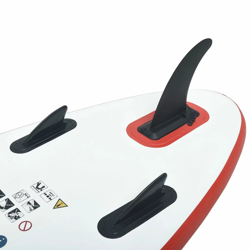 Ira parcel,Set Inflatable Red With Oar Red And White Paddle Set And - Resilient Fin Hand Pump Removable Fin And Vidaxl - Long-lasting And Oar Fin Hand Fin And - Paddle Uv -