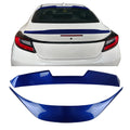 Ikon Motorsports Roof + Trunk Spoiler With 2022-2023 Subaru BRZ Toyota GR86, Painted #K7X Wr Blue Pearl/World Rally Blue ABS V Style Rear Window Visor Wing + TRD Style Trunk Spoiler