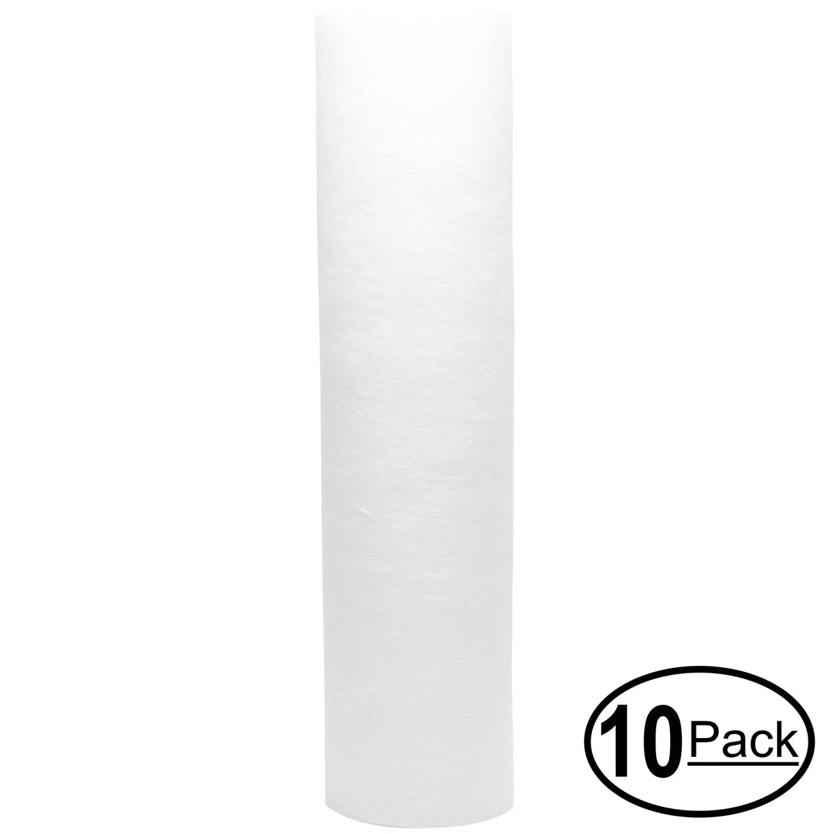 10-Pack Replacement H2O Distributors USRO5-60-QC-38-USA Polypropylene Sediment Filter - Universal 10-inch 5-Micron Cartridge H2o Distributors 5-Stage RO System 60 GPD - Denali Pure Brand