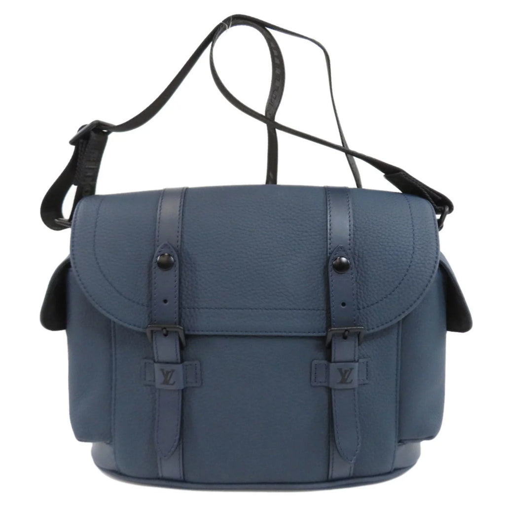 Pre-Owned Louis Vuitton M58475 Christopher Shoulder Bag Taurillon Leather Men's (Good)