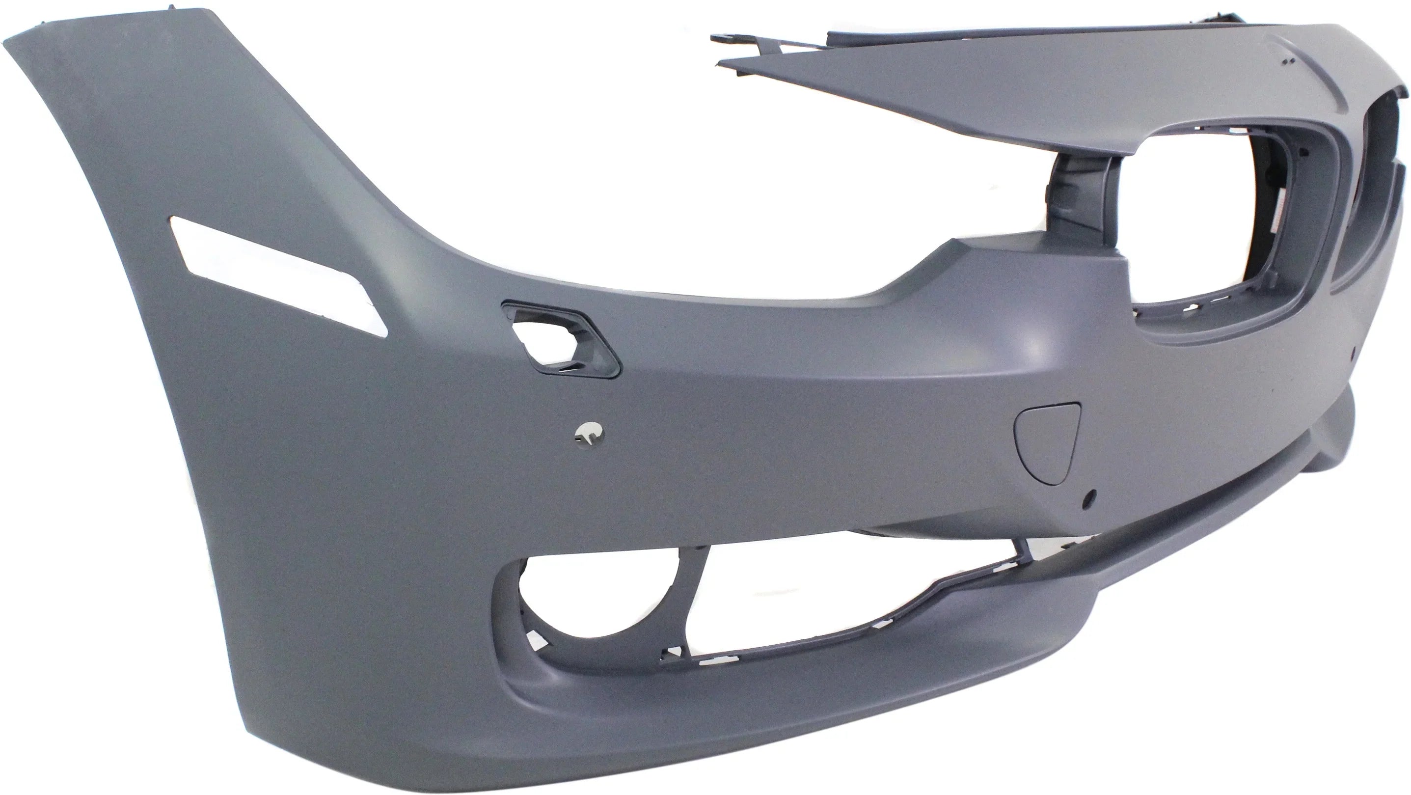 Front BUMPER Coating For BMW 3-SERIES 2012-2015 Primed STD Type with HLW PDC Holes/Cam Sedan/Wagon
