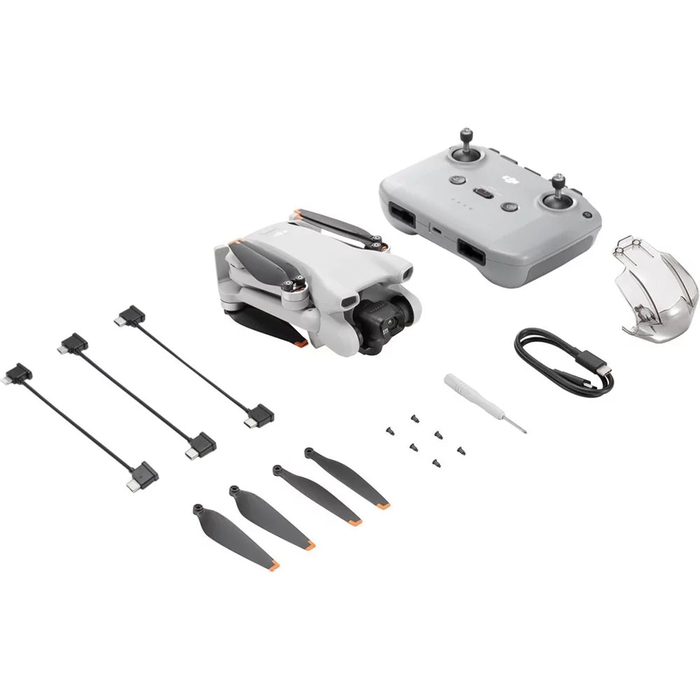 Open Box DJI Mini 3 - Lightweight and Foldable Mini Camera Drone with 4K HDR Video, 38-Min Flight Time, True Vertical Shooting, and Intelligent Features