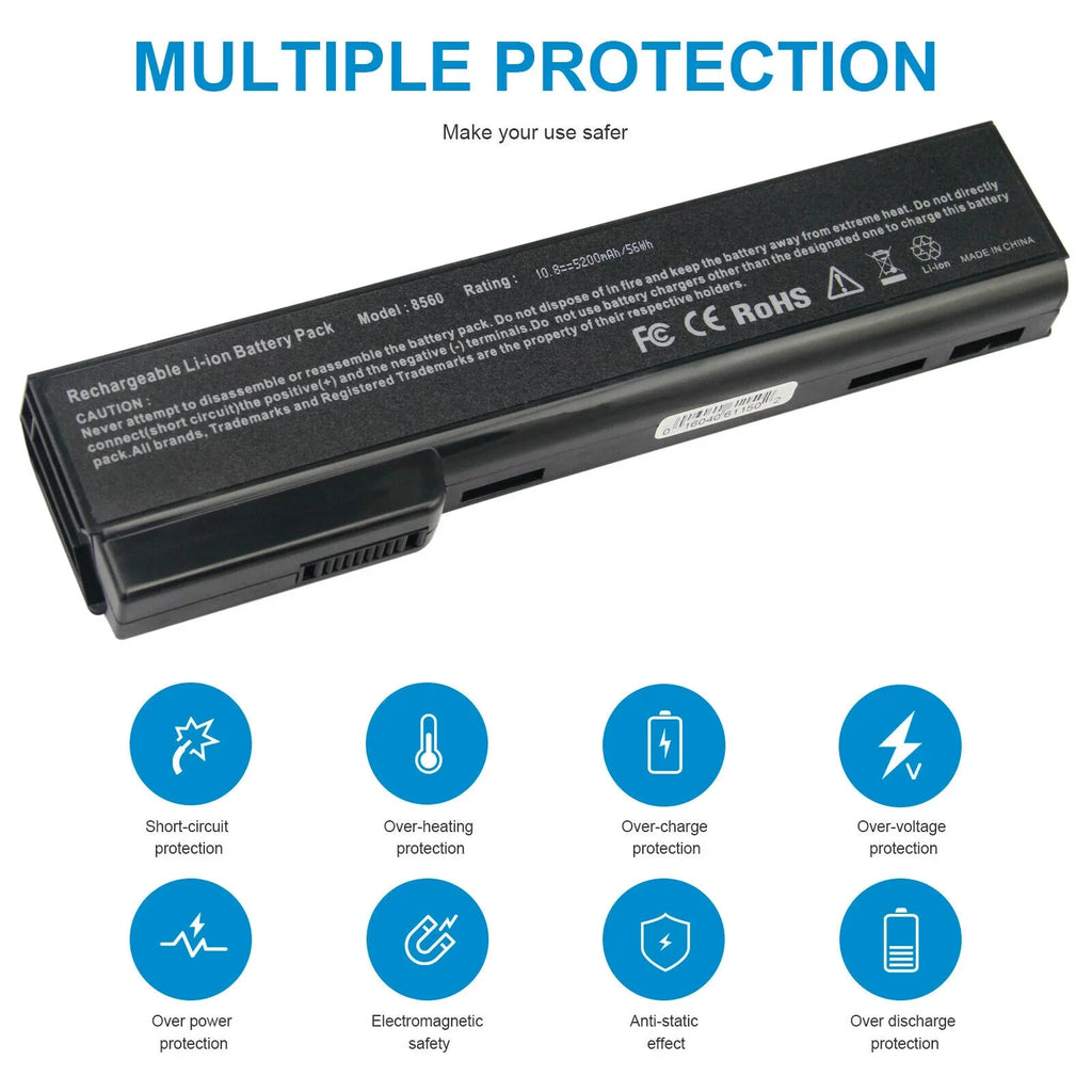 Battery For HP ProBook 6360b,ProBook 6460b,ProBook 6465b,ProBook 6470b,ProBook 6475b,ProBook