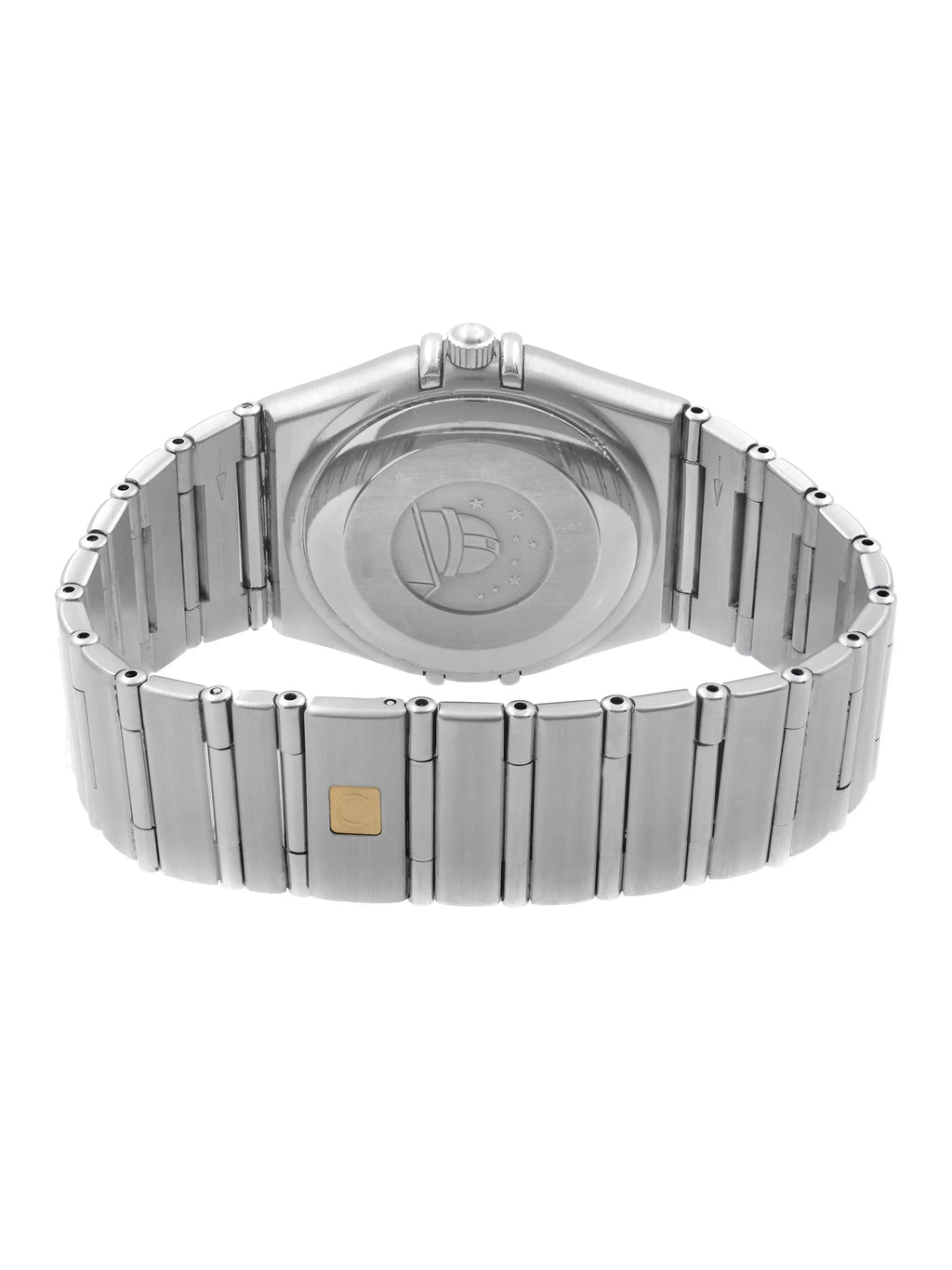 Omega Constellation Steel 35 mm Date Dark Blue Dial Men Automatic Watch 368.1201