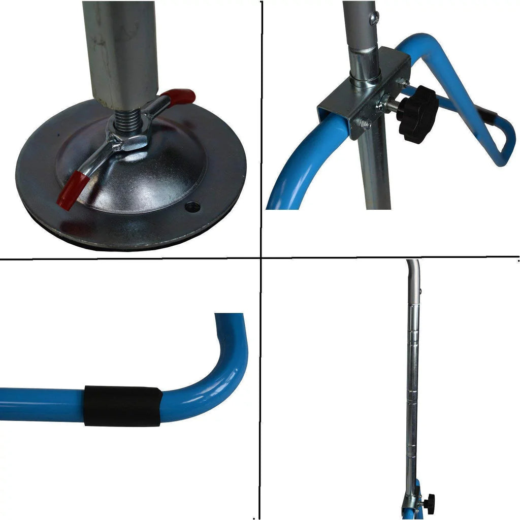 Expandable Gymnastics Kip Bar Gymnastic Training Kip Bar Adjustable Height Horizontal Bar Monkey Bars Folding Climbing Tower Fitness Kids with Mat Blue