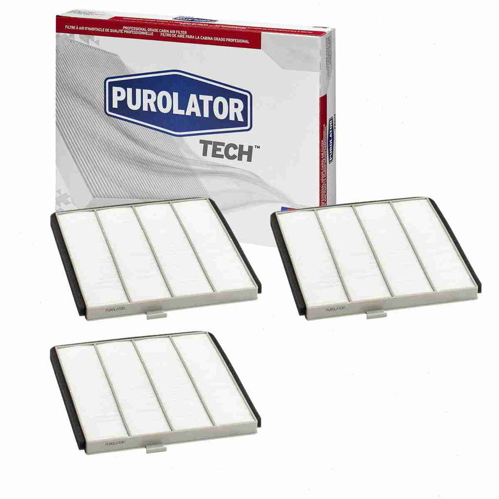 3 pc Purolator TECH TC45459 Cabin Air Filters 224897 24897 453-1006 4897 61624897 89897 94897 AF1204 ALC-5228 AQ1054 C45459 C45459P CAF1770 CAF1770M CAF5459 CAF7770 CCF7770 CF1026 CF160 CF8813