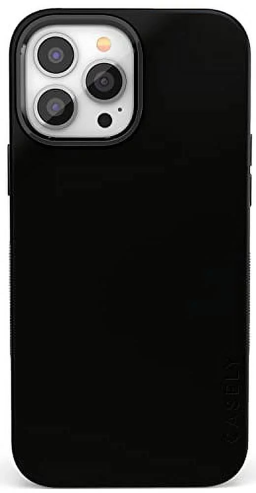 Casely iPhone 13 Pro Max Phone Case | with MagSafe | Black on Black | Only with iPhone 13 Pro Max
