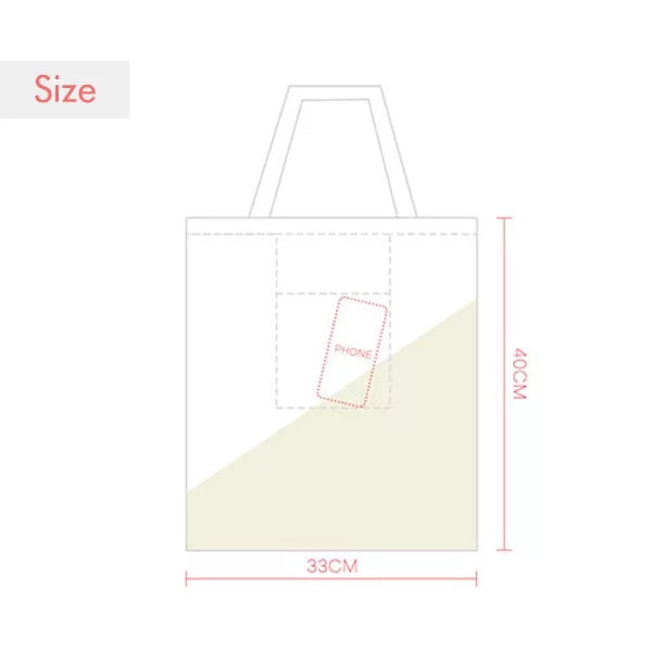 GF Got It From My BF Valentine's Day Tote Canvas Bag Shopping Satchel Casual Handbag