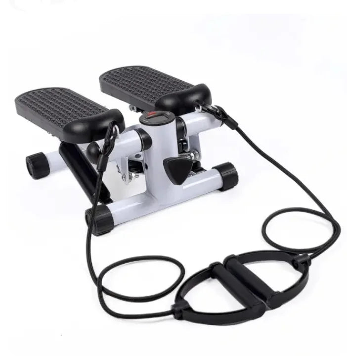 Mini Stepper with Resistance Band, Stair Stepping Fitness Exercise Home Workout Equipment Full Body Workout