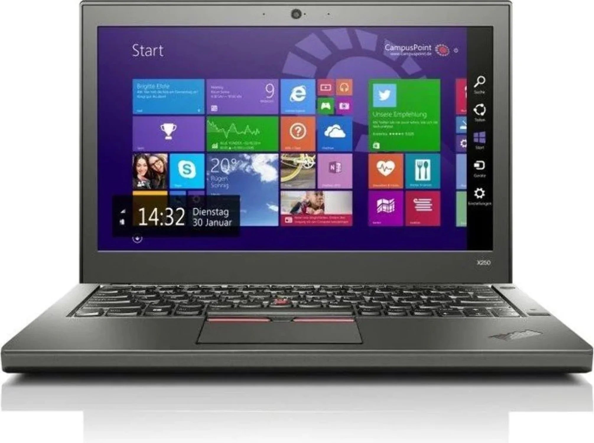 Lenovo ThinkPad X250 12.5" Laptop, Intel Core i5, 8GB RAM, 256GB SSD, Win10 Pro. Used