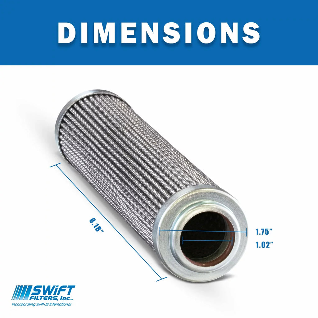 Direct Interchange NAPA 7861 Cartridge Filter Element Microglass Construction 25 Micron