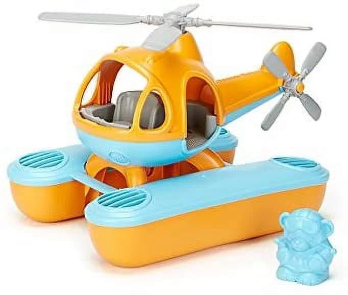 Green Toys Seacopter Play Vehicles, Orange/Blue, Unisex Child Ages 2+