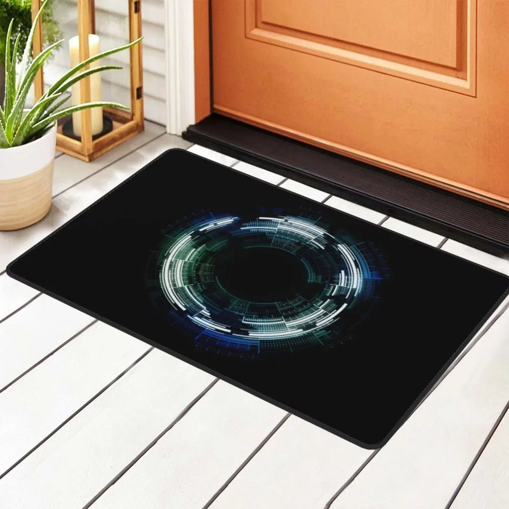 Future Electricity Rugs Doormat, Non-Slip Absorbent Door Mat Front Back Doormat Entryway Rugs, 36"x24"