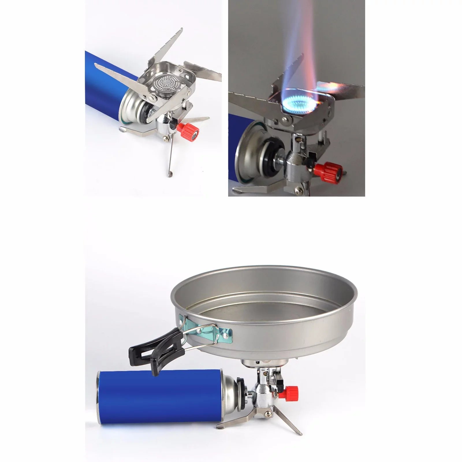 Clearance On Sale 4000w Foldable Outdoor Camping Stove Mini Picnic Camp Gas Burner Cooking Tool