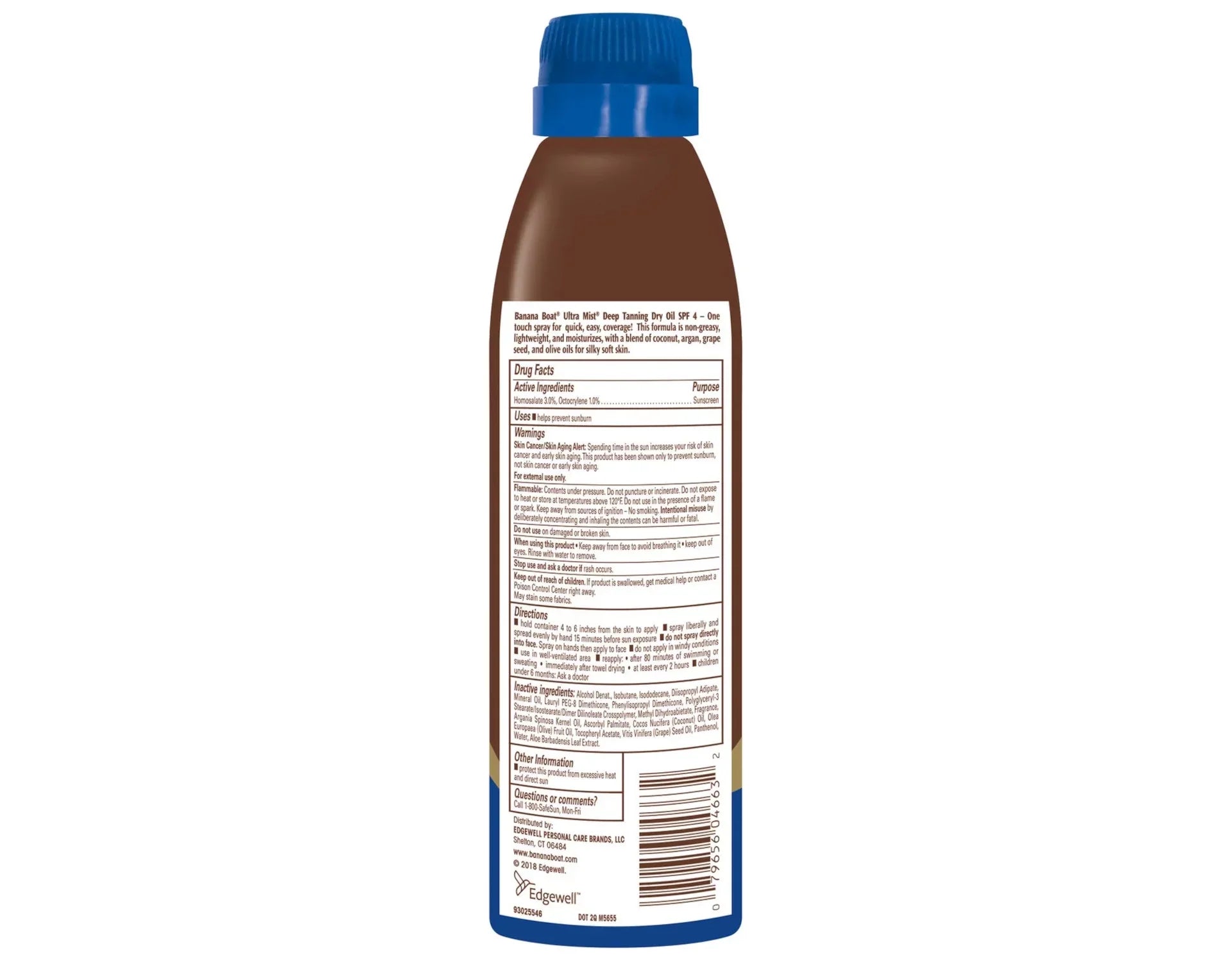 Banana Watercraft UltraMist Deep Tanning Dry Oil - SPF 4 - 6oz (Pack of 5)