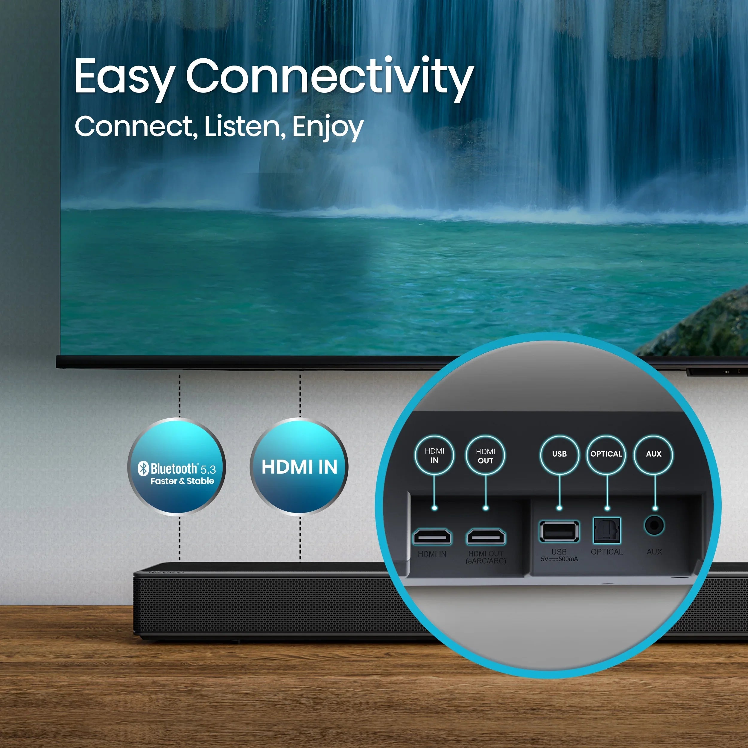 Restored Hisense 3.1.2 Ch 360W Soundbar with Wireless Subwoofer* and Dolby Atmos (AX3120G) (Refurbished)