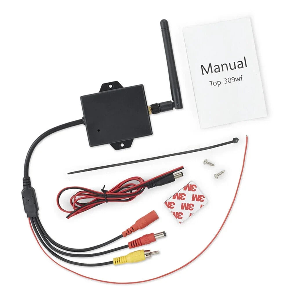 Easy Wireless Car Reversing Camera AV to Wifi Transmitter Module - Stable Signal, 50m Range - Optimal Rear View Camera
