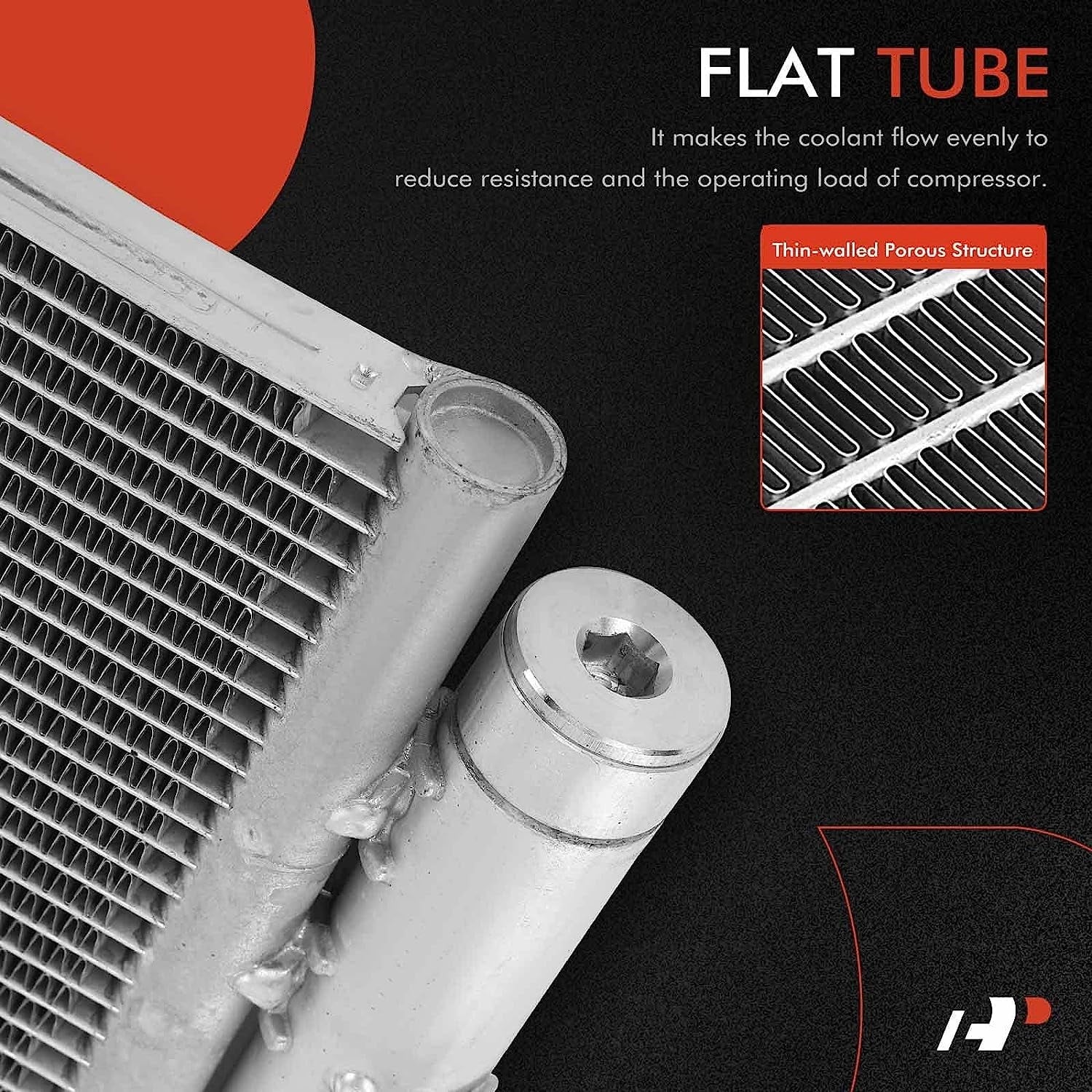 A-Premium Air Conditioning A/C Condenser with Kia Sorento 2021-2022 & Hyundai Santa Fe 2021-2022, Santa Cruz 2022, 2.5L, Replace# 97606Q5250