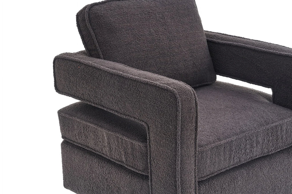 Yone jx je Swivel Barrel Chair Living Room,360 Degree Swivel Club Modern Accent Single Sofa Chair, Small Leisure Arm Chair Nursery, Hotel, Bedroom, Office