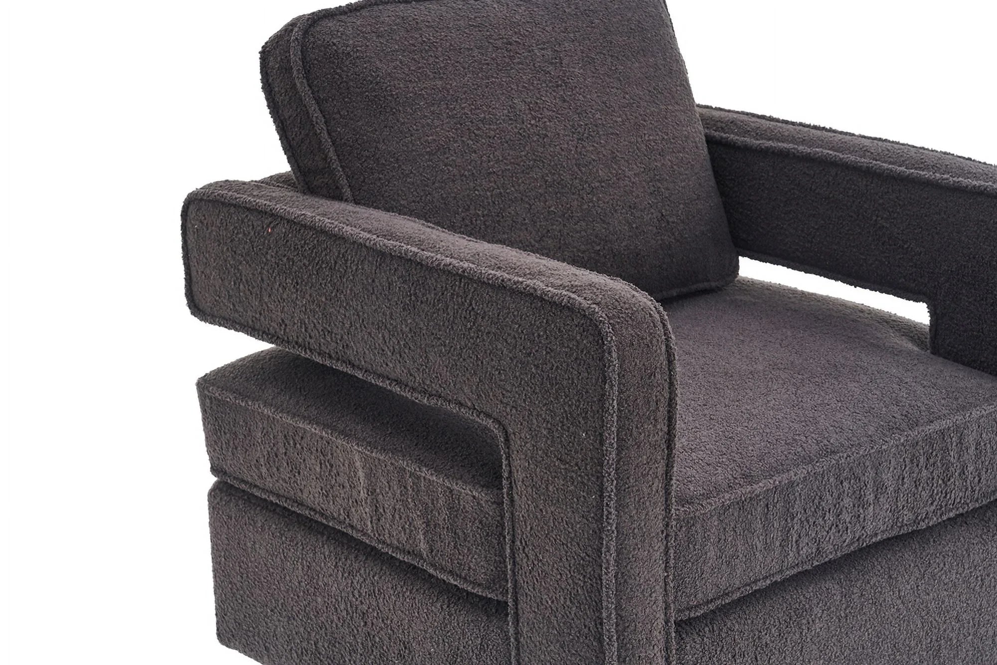 Yone jx je Swivel Barrel Chair Living Room,360 Degree Swivel Club Modern Accent Single Sofa Chair, Small Leisure Arm Chair Nursery, Hotel, Bedroom, Office