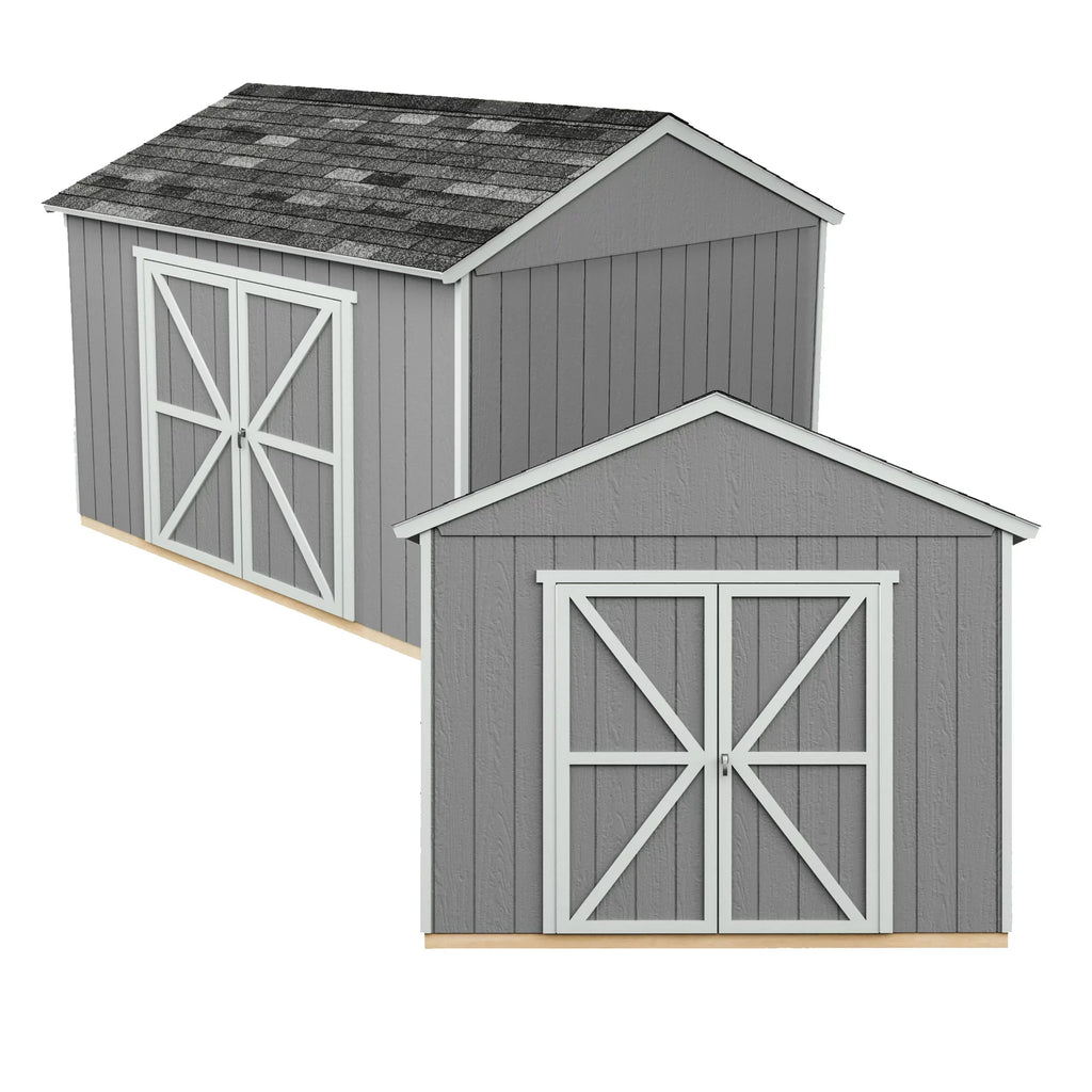 Handy Home Products Astoria 12 ft. x 24 ft. Wood Storage Shed