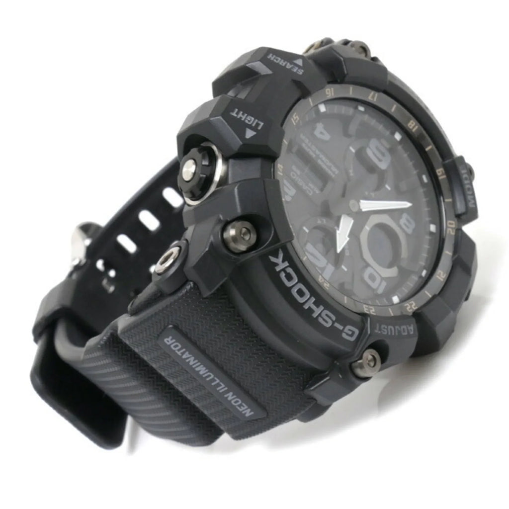 Pre-Owned CASIO Casio G-SHOCK Mud Master Radio Watch Solar GWG-100-1AER Overseas Model Men's (Good)