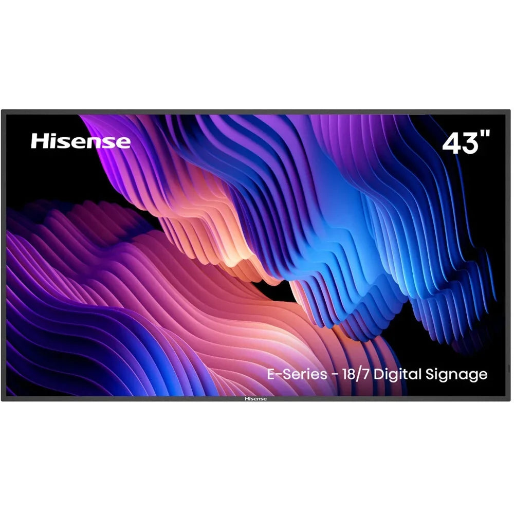 Hisense 43B4E31T-A000 43 in. E-Series UHD 4K 500 Nits Prosumer 18 x 7 Landscape Digital Signage Display