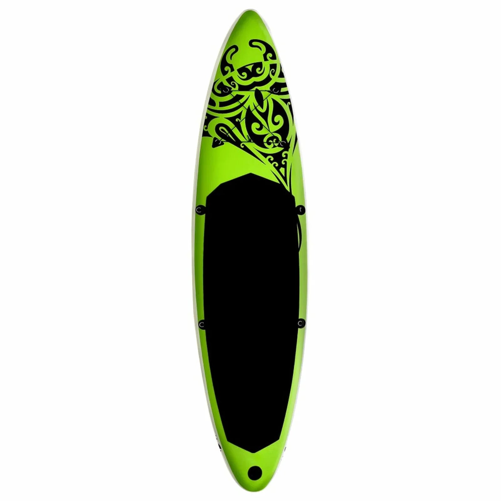 MABOTO Inflatable Paddleboard Set 126"x29.9"x5.9" Green