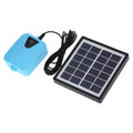 Tomfoto Solar Powered/DC Charging Oxygenator Water Oxygen Pump Pond Aerator with 1 Air Stone Aquarium Airpump 2L/min